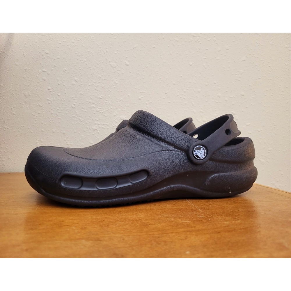 Crocs Specialist Vent Mens 7 / Womens 9 Shoes Slip-on Black Work Clog Comfort - Picture 5 of 9
